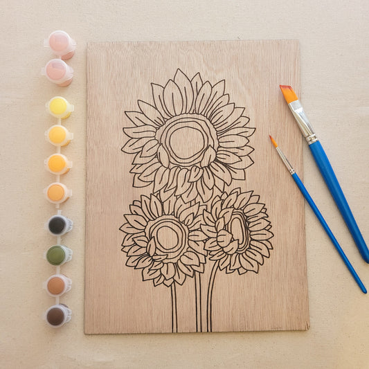 Sunflowers Paint Kit