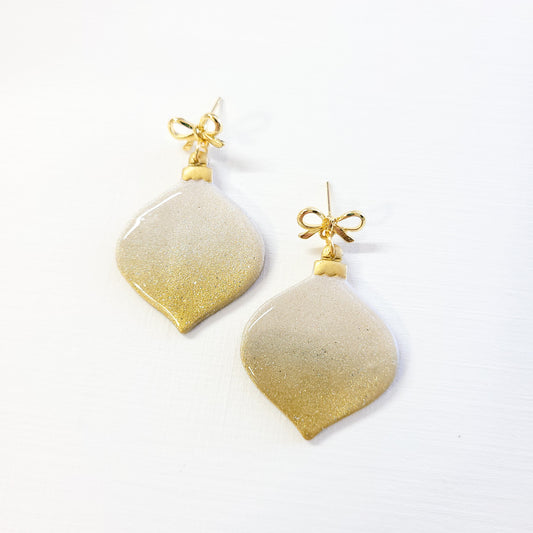 Gold Glitter Ornament