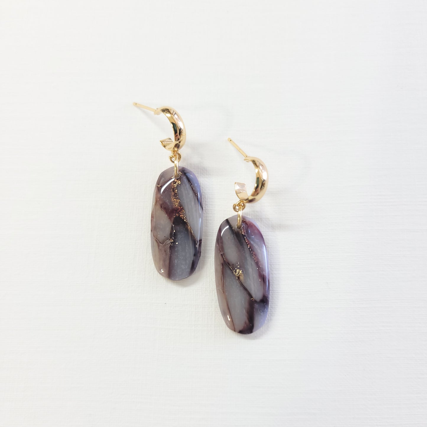 Maroon Agate Oval