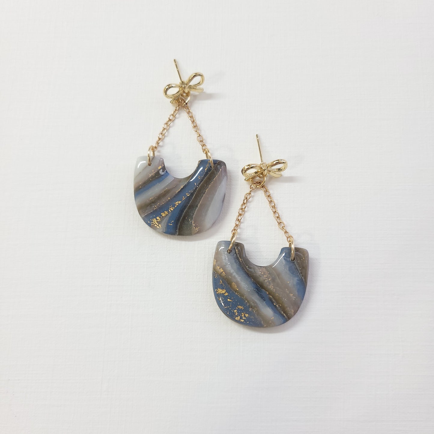 Brown/Blue Agate Chain