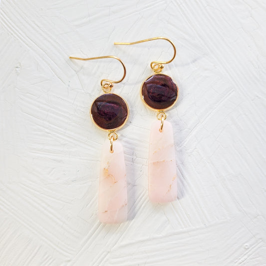 Morganite Slim Dangle