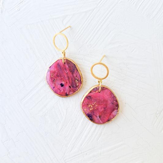 Magenta Scrap Pebble