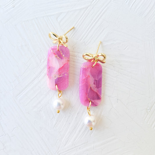 Magenta Agate Rectangle