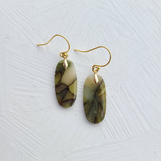 Olive Green Oval