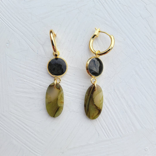 Olive Green Slim Drop