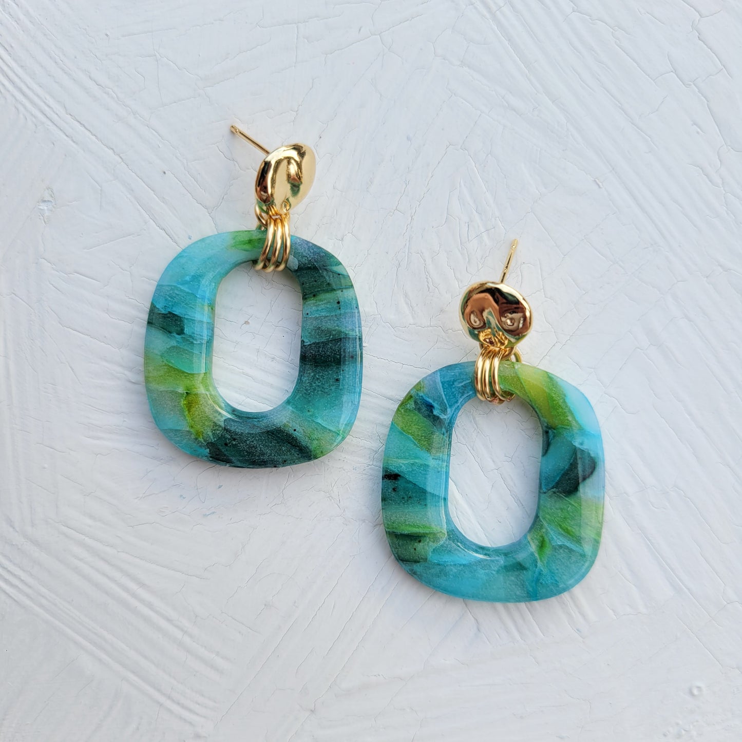 Spring Agate Hoop