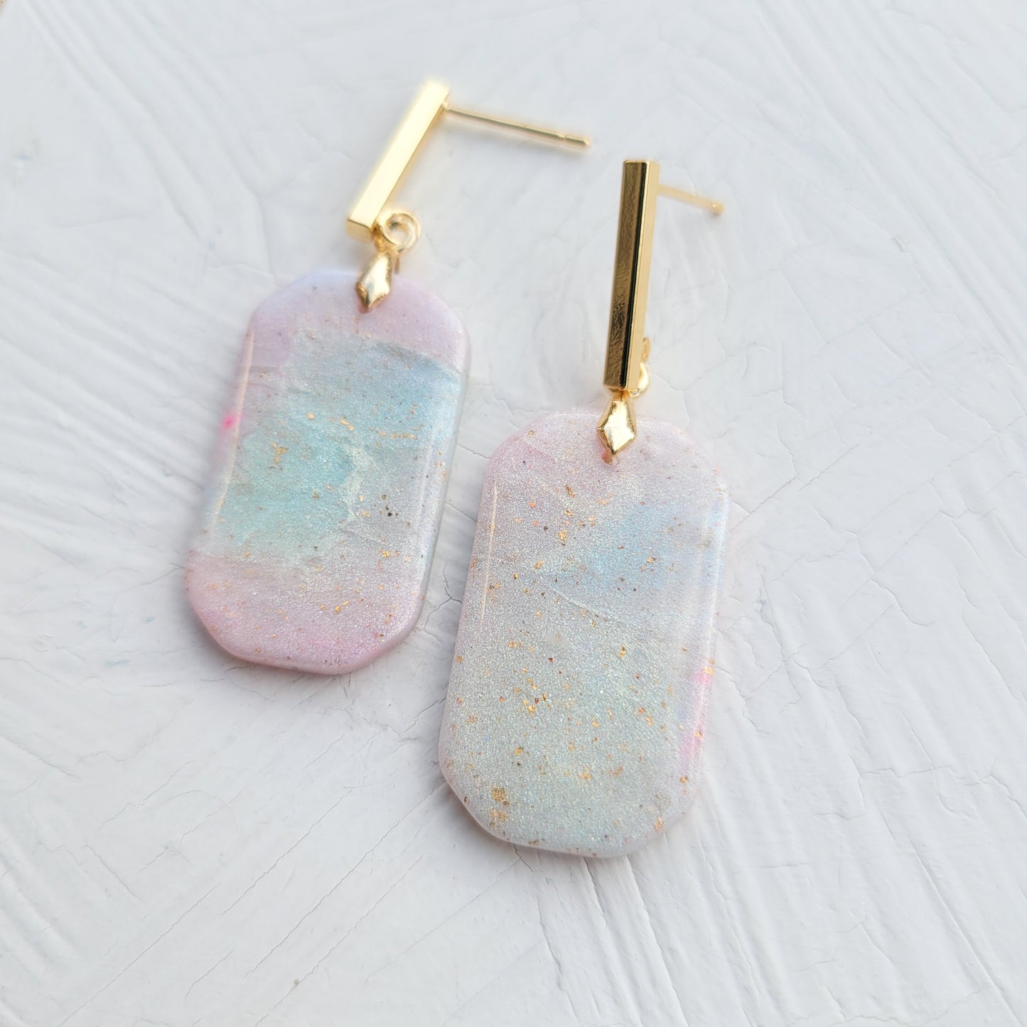 Pastel Opal Rectangle