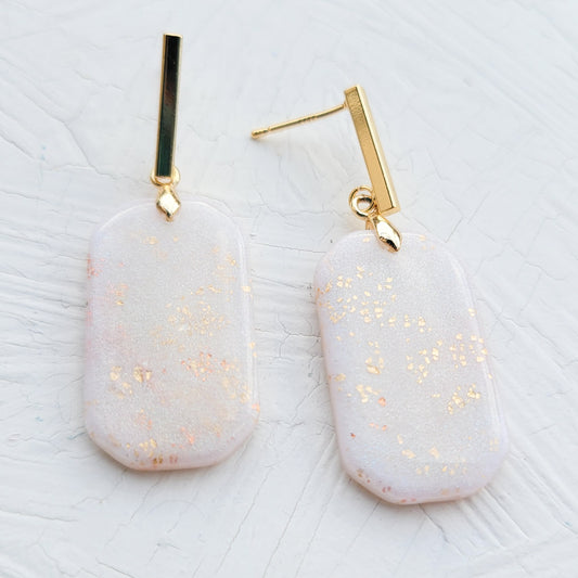 White Opal Rectangle