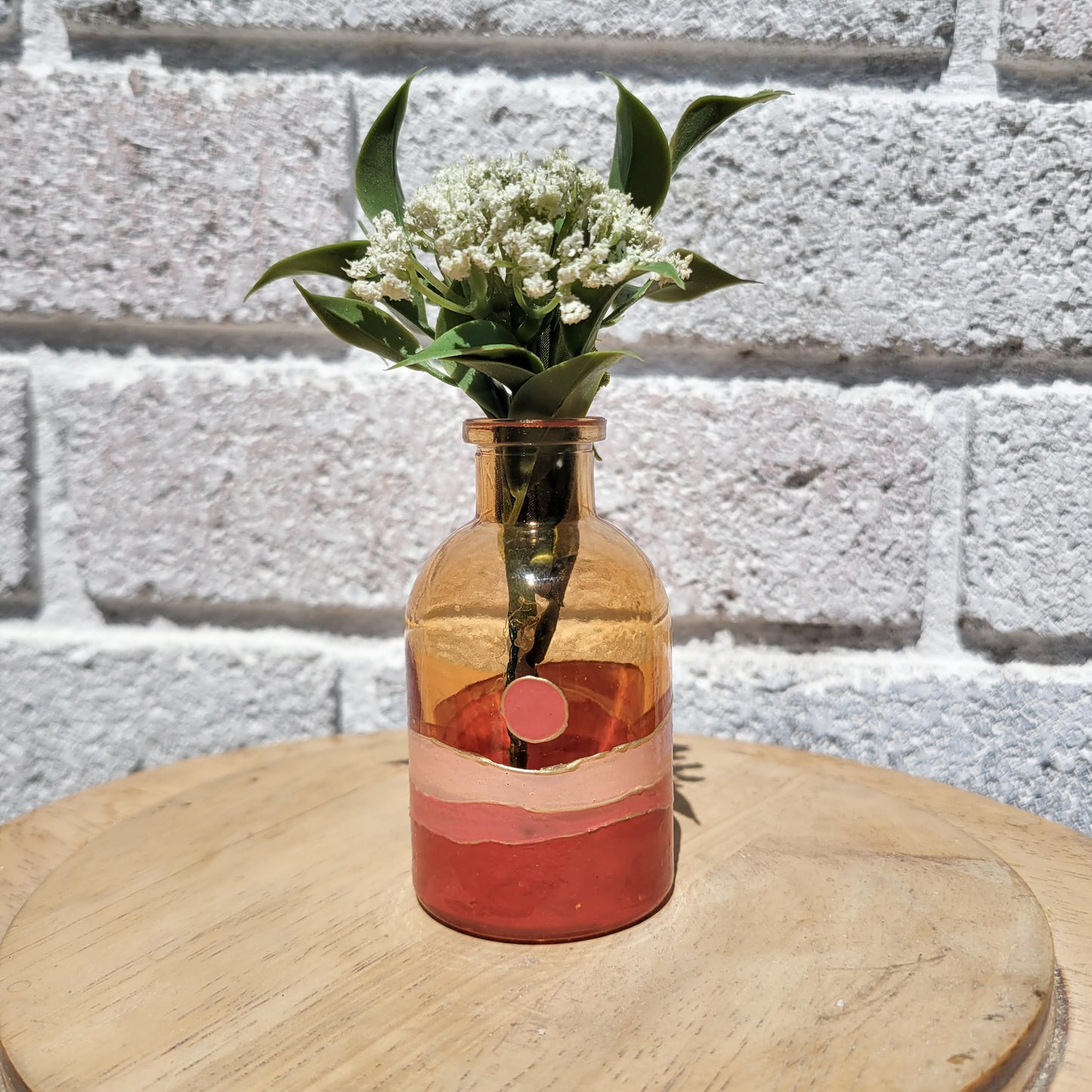 Pink Landscape Vase