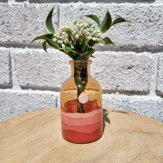 Pink Landscape Vase
