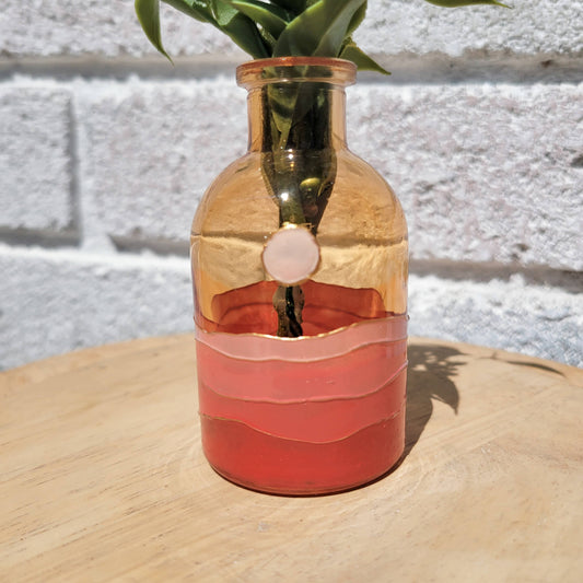 Pink Landscape Vase