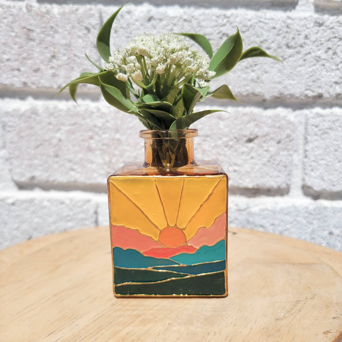 Bright Landscape Vase