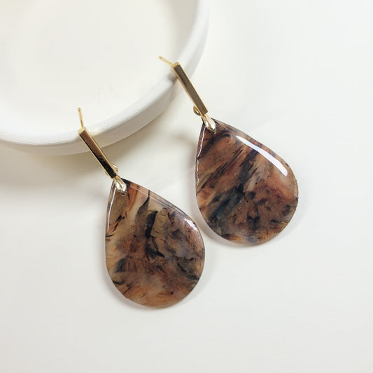 Tortoise Shell Teardrop