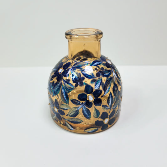 Blue Floral Vase