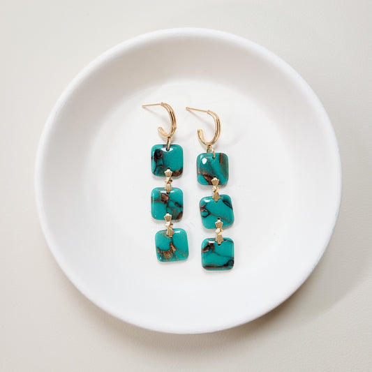 Turquoise Square Stack