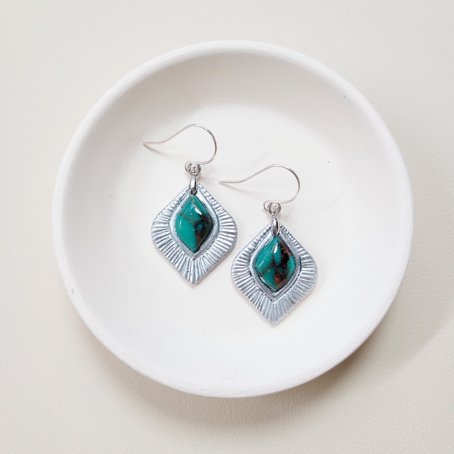 Turquoise Pointed Drop