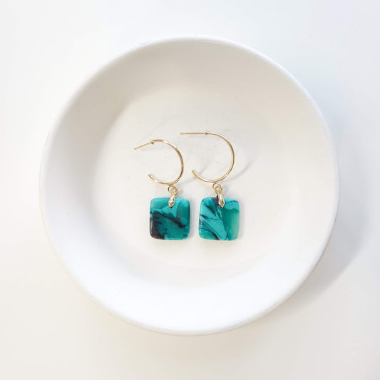 Tibetan Turquoise Square