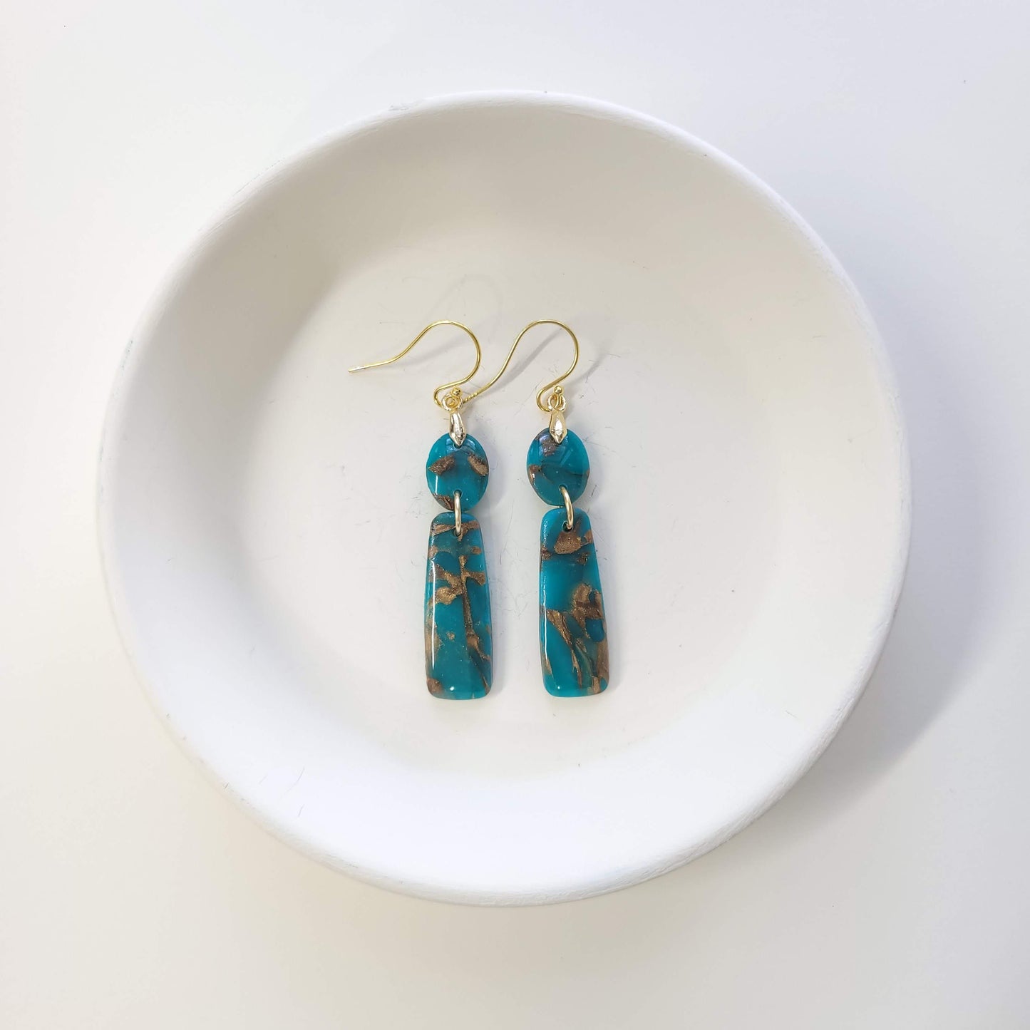 Turquoise Slim Dangle
