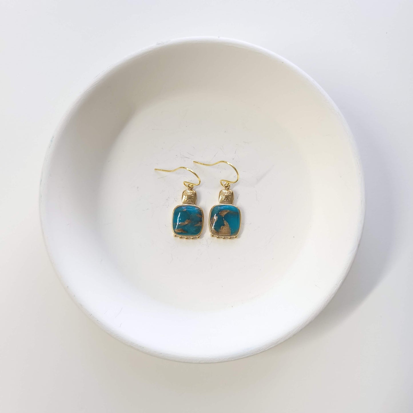 Turquoise Mini Square
