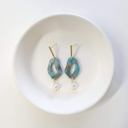 Sea Foam Organic Hoop