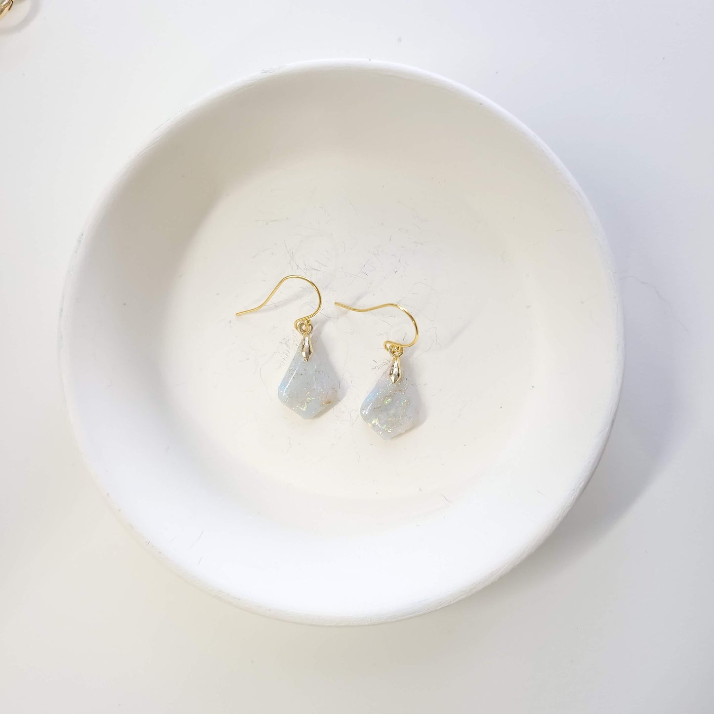 Opal Mini Dangle Teardrop