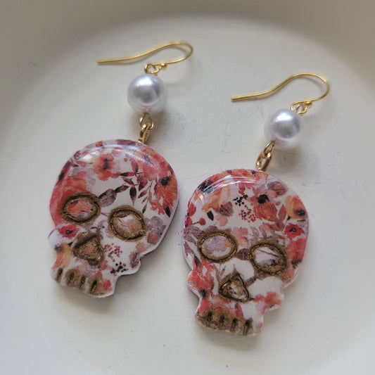 Autumn Floral Skull