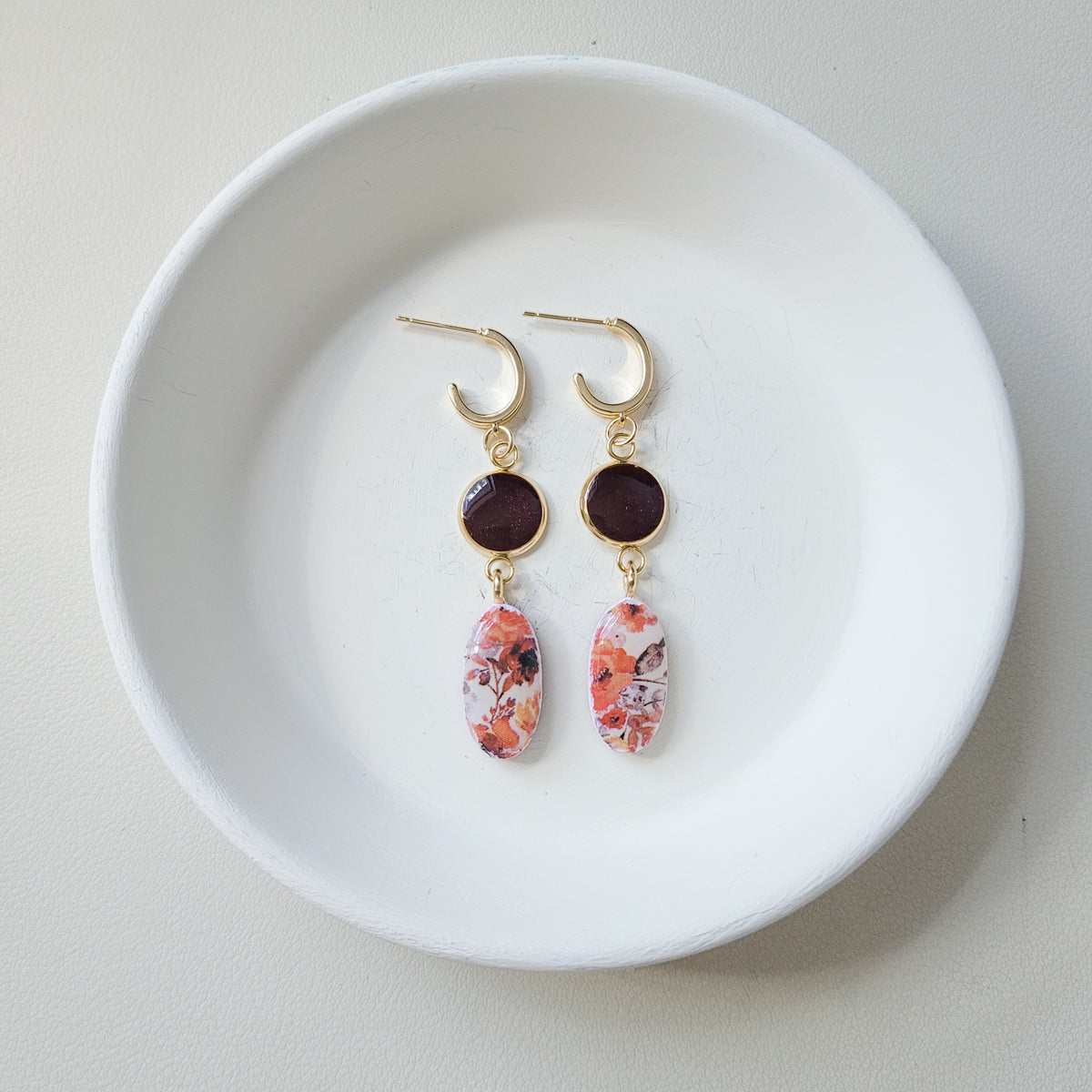 Autumn Floral Slim Dangle