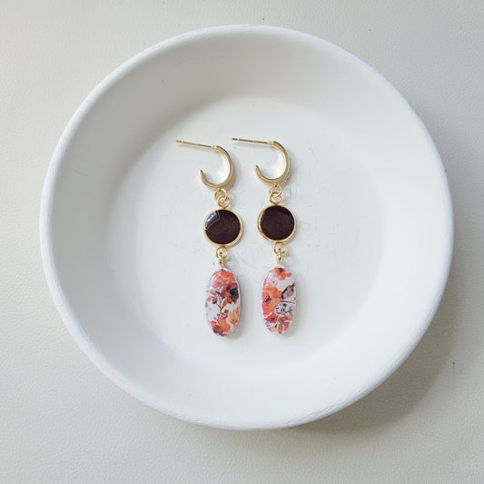 Autumn Floral Slim Dangle