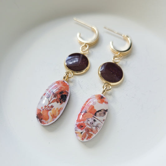 Autumn Floral Slim Dangle