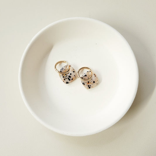 Dalmatian Jasper Mini Hoop