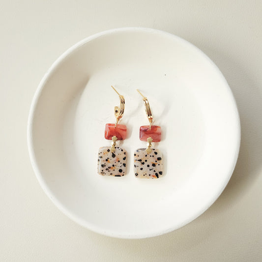 Dalmatian Jasper Square Stack