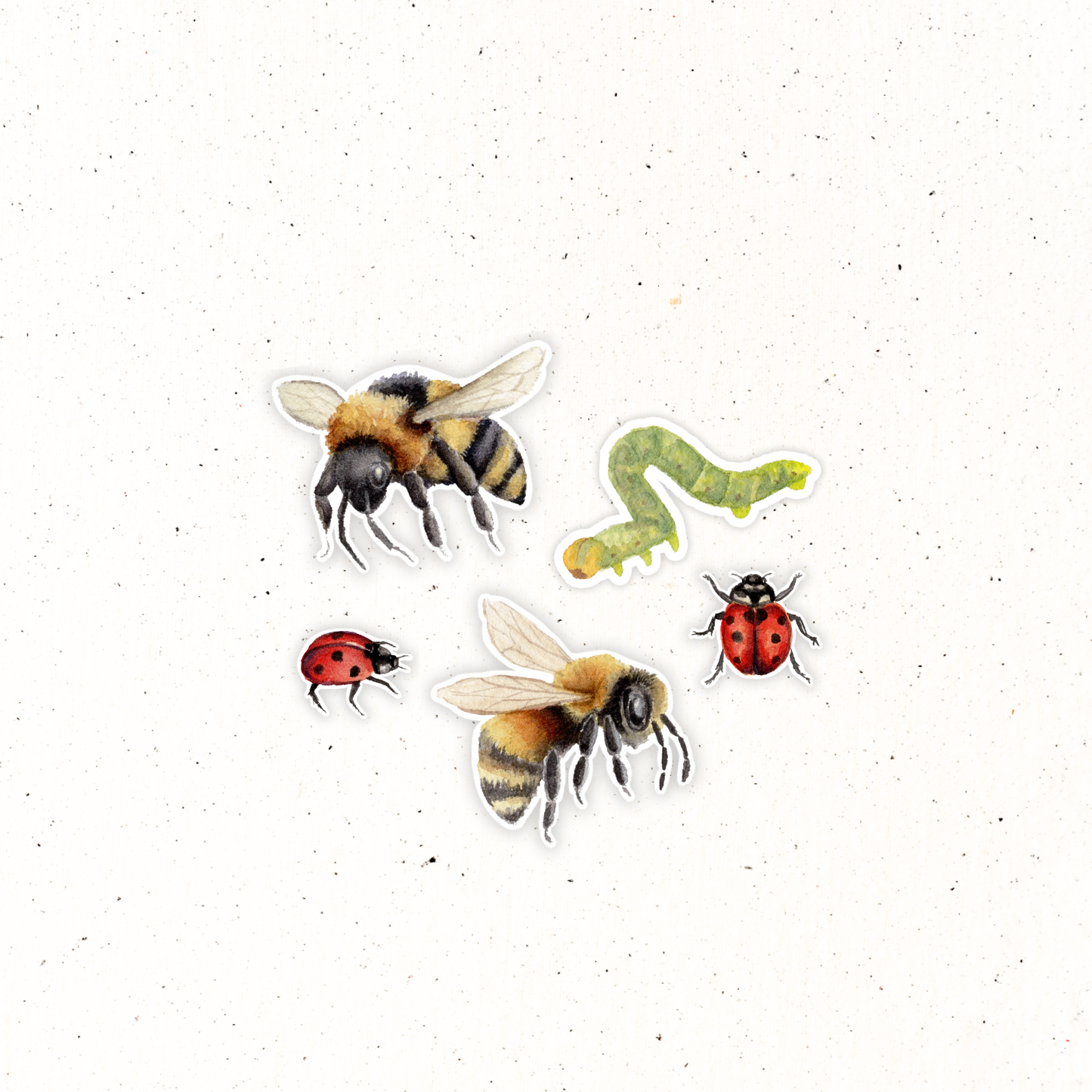 Garden Friends- Bumblebee/Ladybug/Inchworm