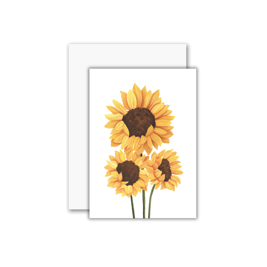 Sunflower Bouquet Greeting Card