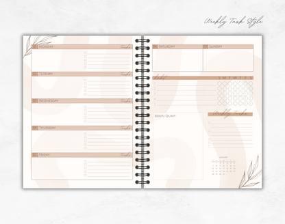 Abstract Watercolor Planner