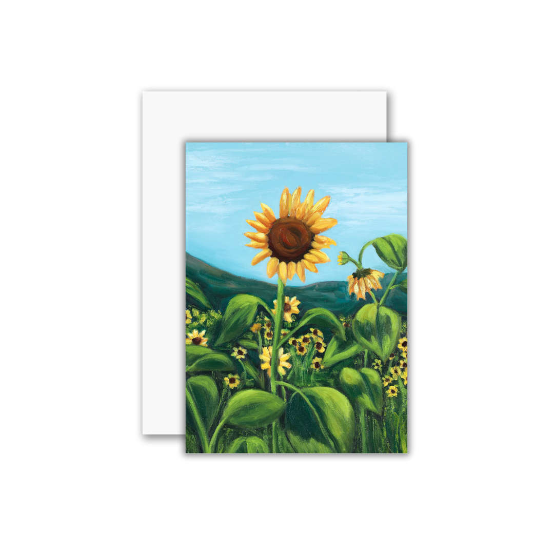 Sunflower Field Greeting Card