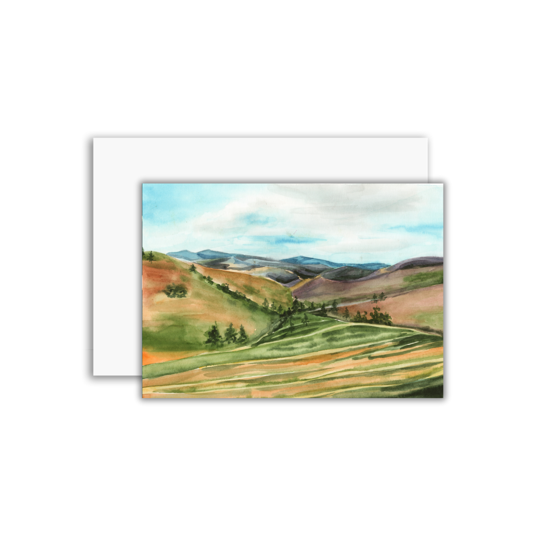 Lincoln National Forest Valley Greeting Card