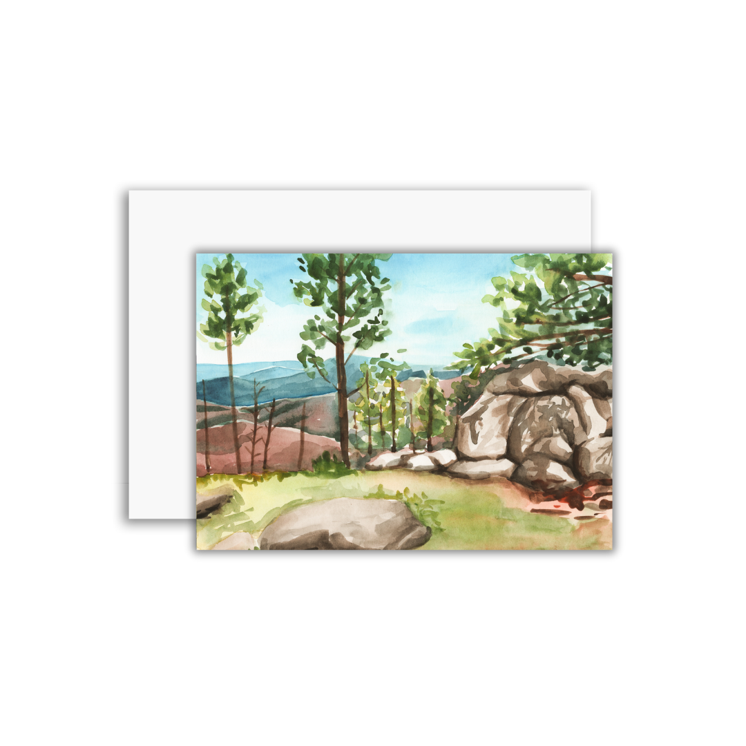 Lincoln National Forest Vista Greeting Card