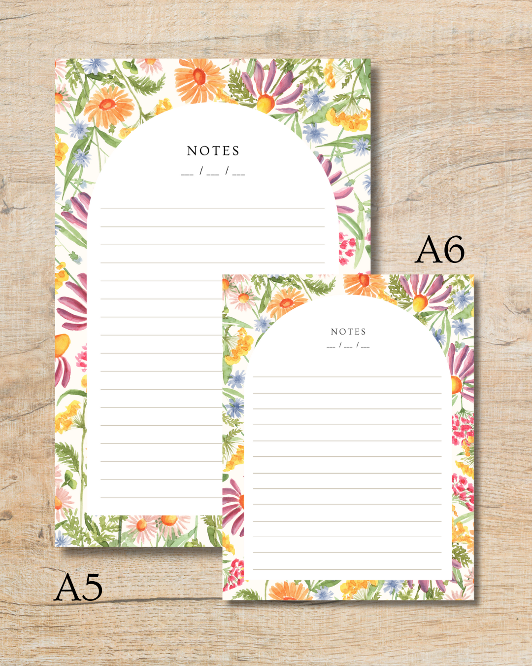 Wildflower Field Notepad