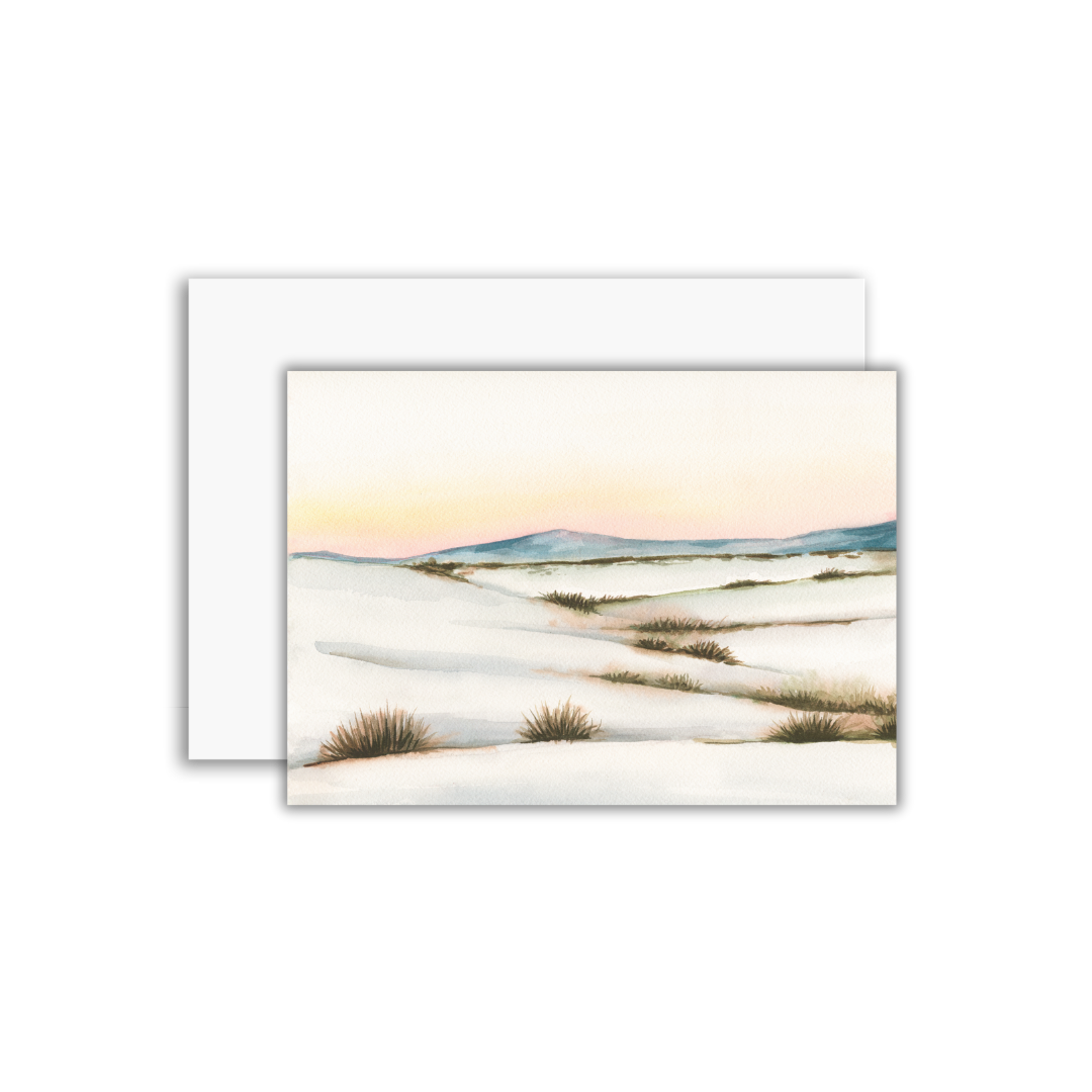 White Sands Greeting Card