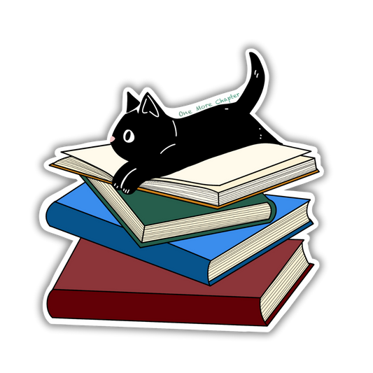 Cat on Books