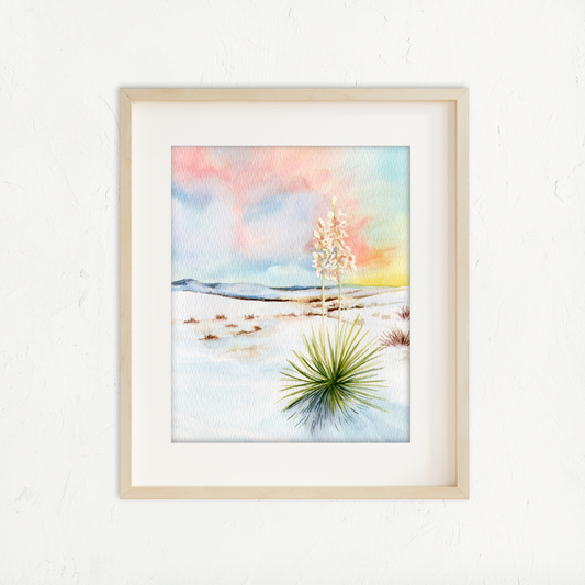 White Sands Yucca Plant