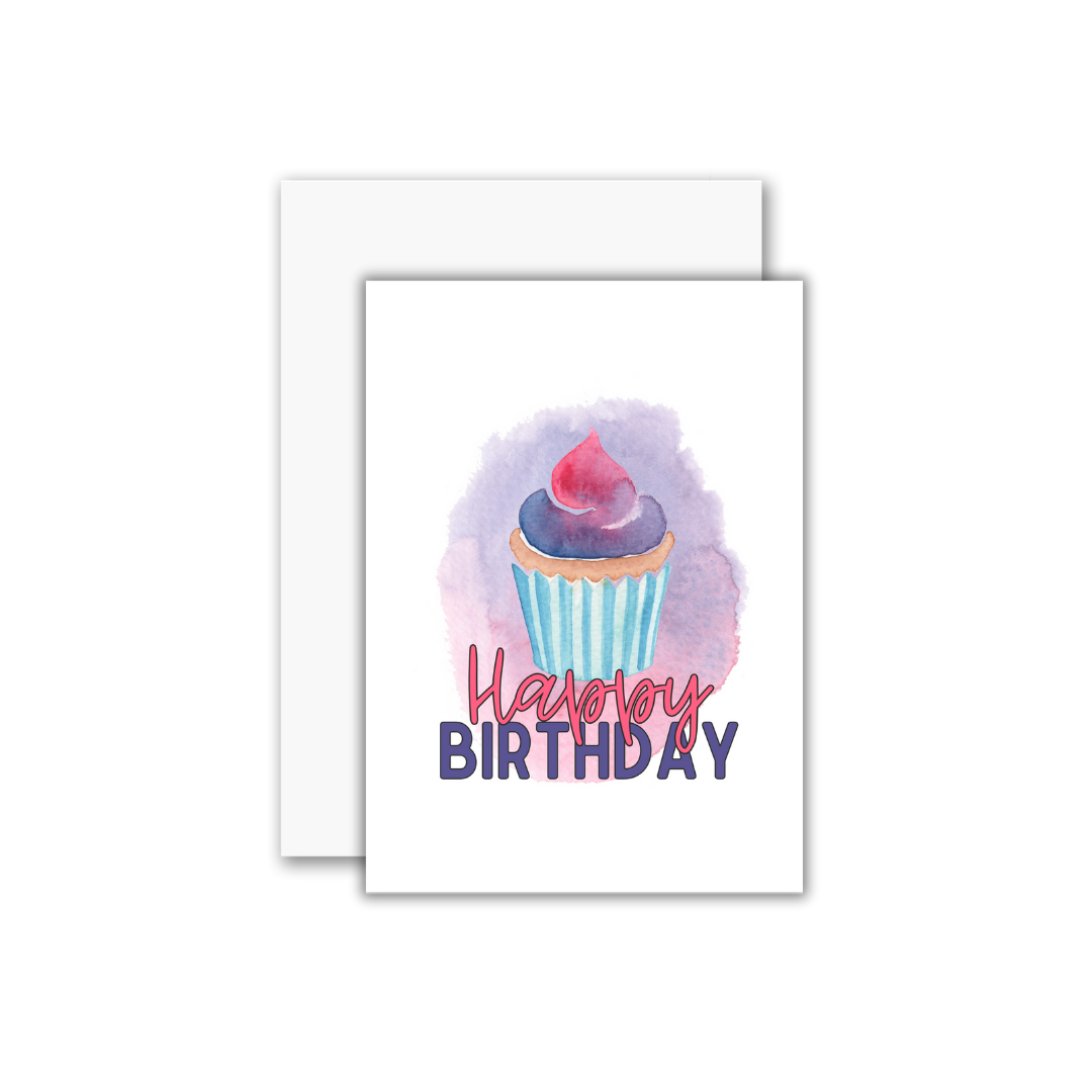 Cupcake Birthday Card