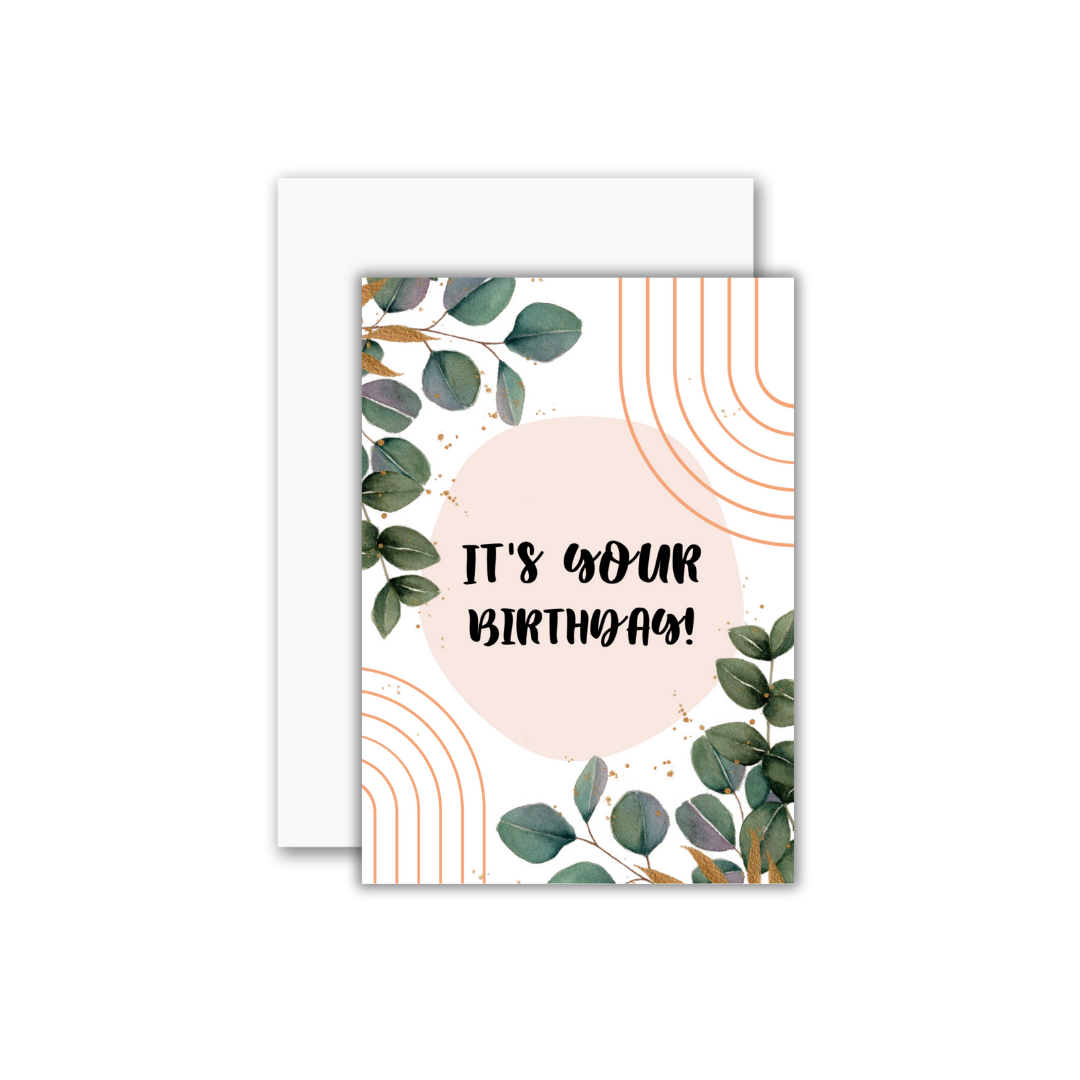 Eucalyptus Birthday Card