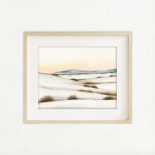 White Sands Sunset