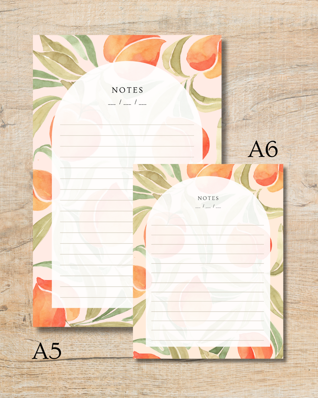 Peaches Notepad