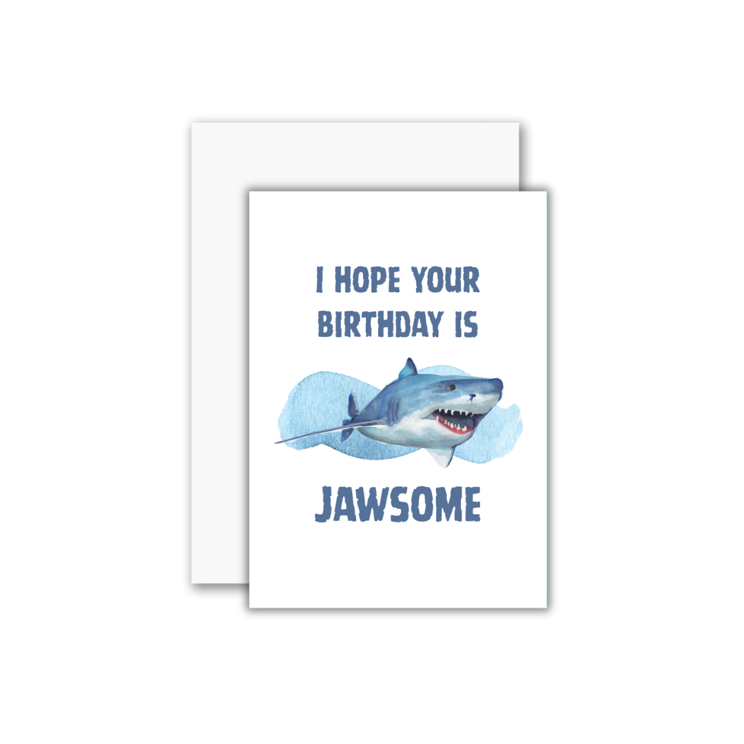 Jawsome Birthday Card