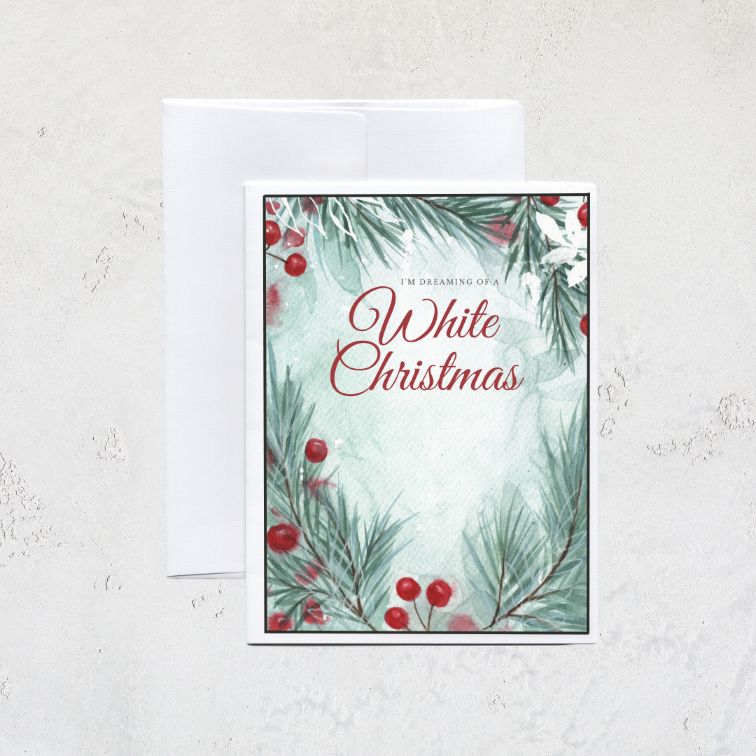 Winter Pine Greeting Card