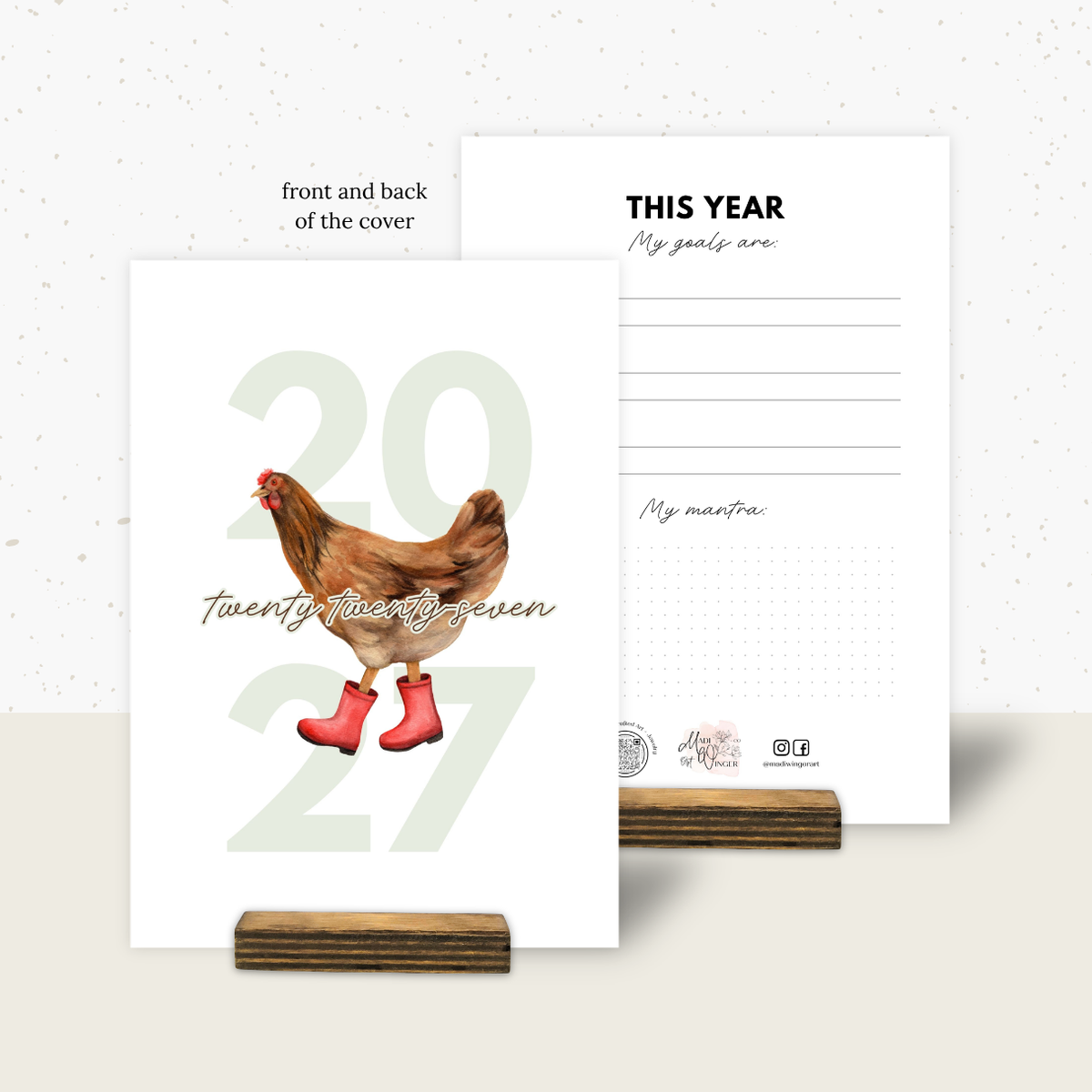 2027 Desk Calendar