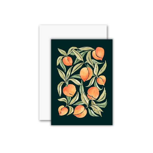 Peaches Greeting Card