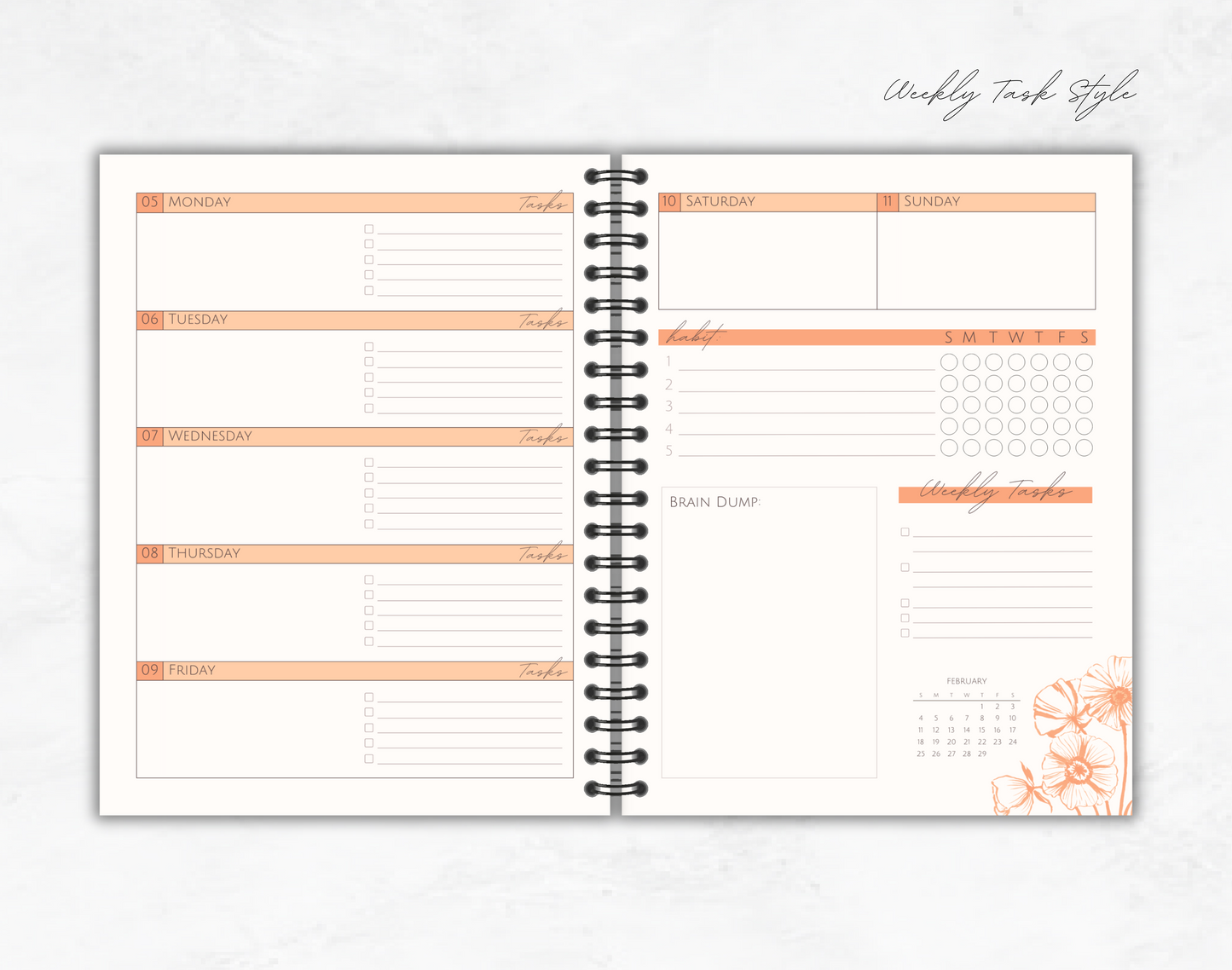 Iceland Poppies Planner